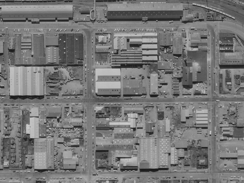 71 Byron Street from the air, 1970-1974