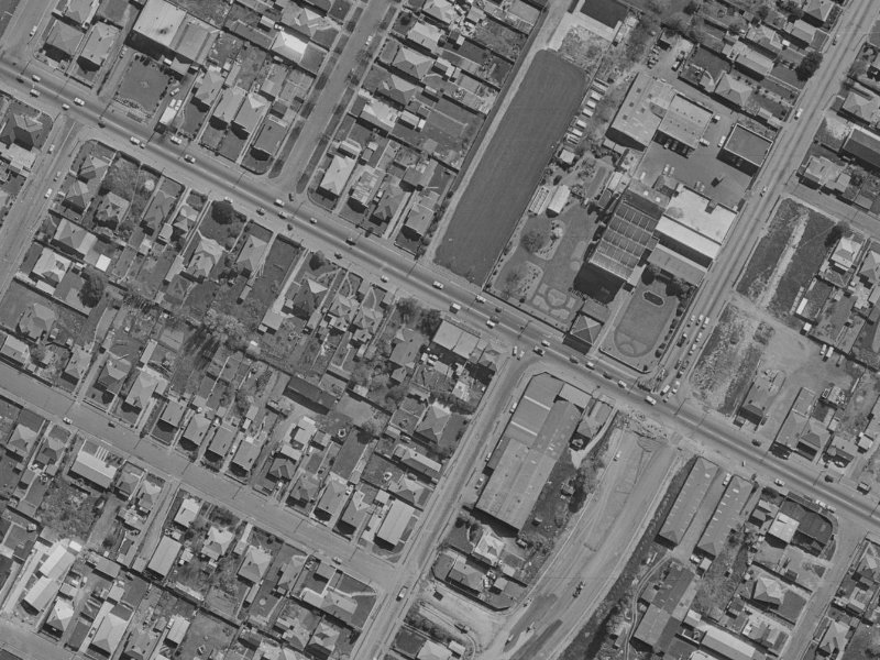344 Ferry Road from the air, 1970-1974