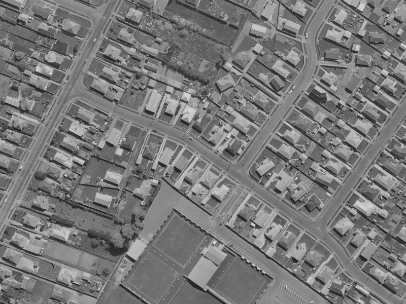 26 Compton Street from the air, 1970-1974