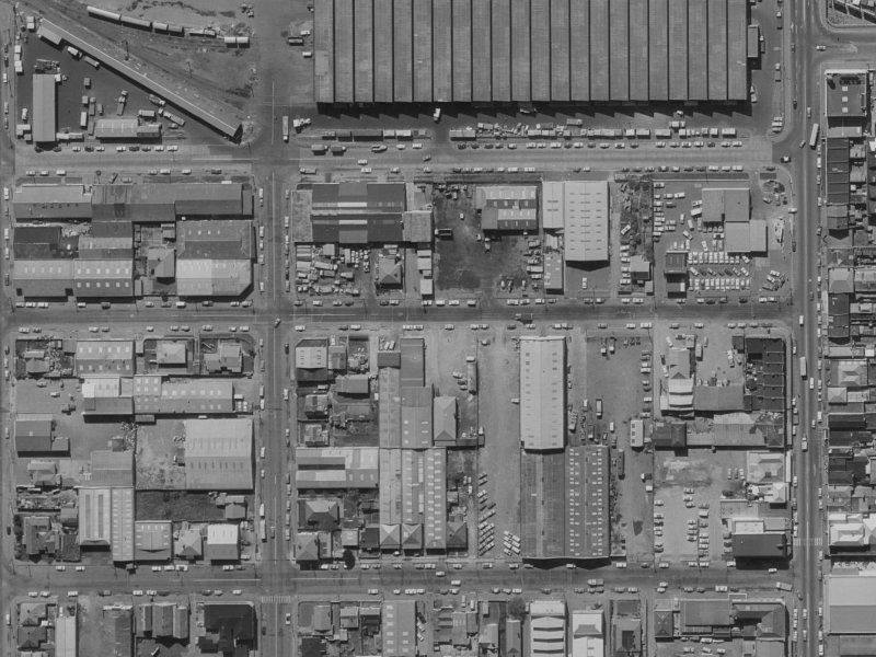 10 Sandyford Street from the air, 1970-1974