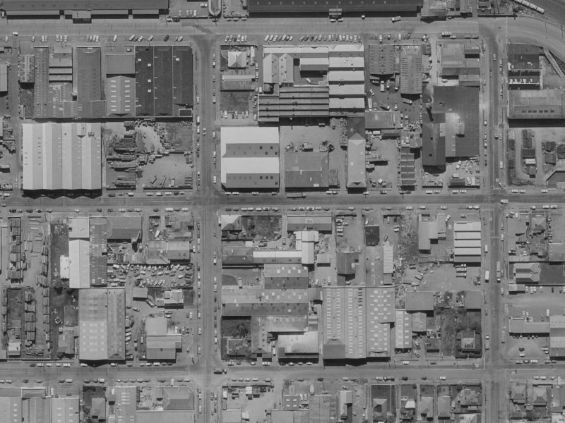 72a Byron Street from the air, 1970-1974