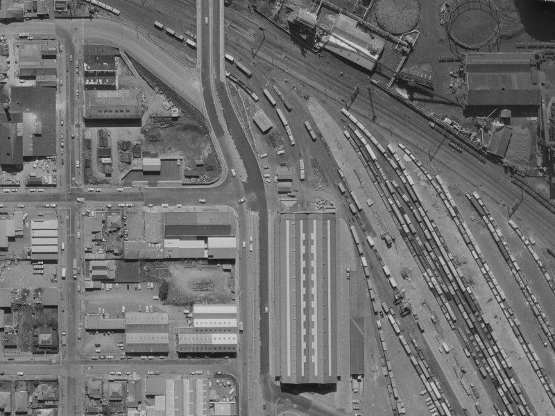 239 Waltham Road from the air, 1970-1974
