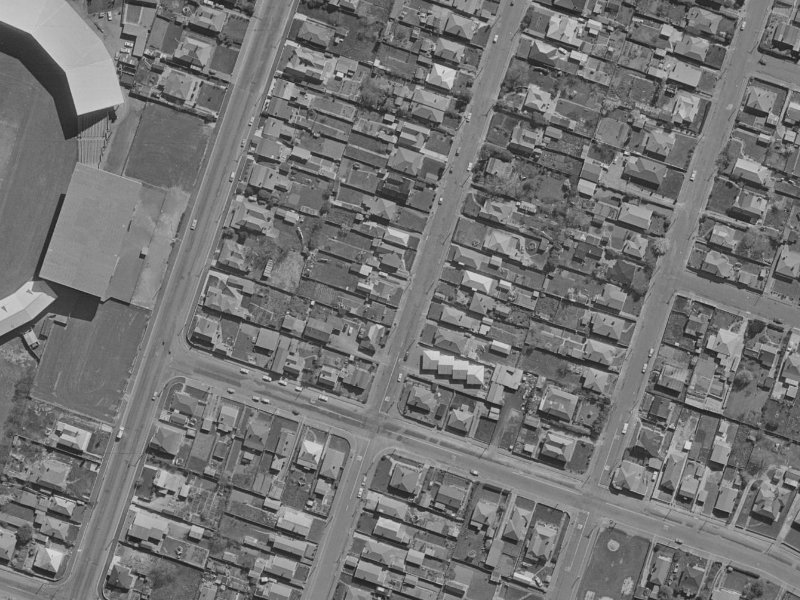 65 Barbour Street from the air, 1970-1974