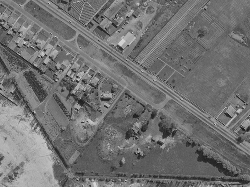 498 Linwood Avenue from the air, 1970-1974