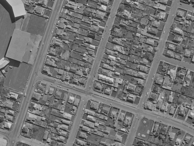 64 Barbour Street from the air, 1970-1974