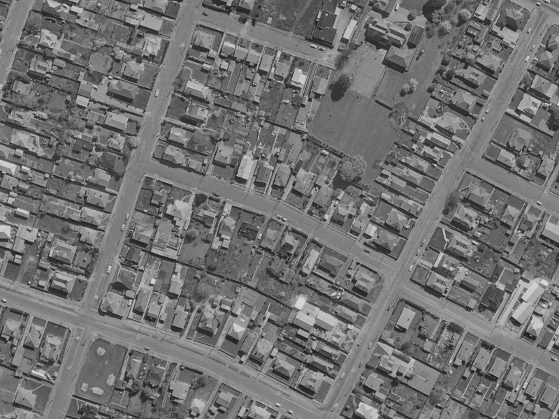 20 Grenville Street from the air, 1970-1974