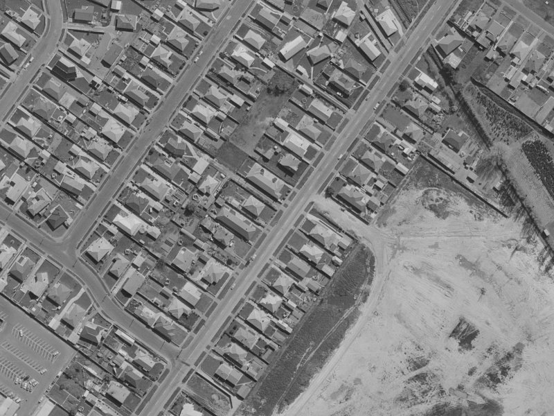 95A Hargood Street from the air, 1970-1974