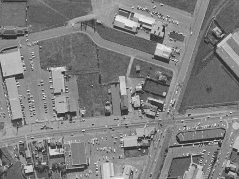 416 Main South Road from the air, 1970-1974