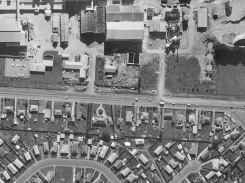 312 Main South Road from the air, 1970-1974