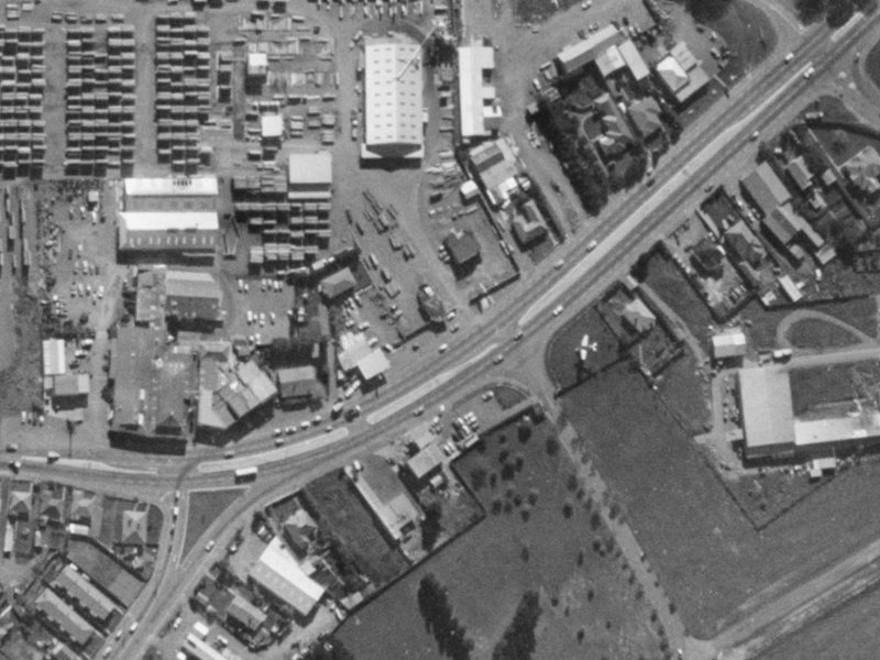 214 Main South Road from the air, 1970-1974