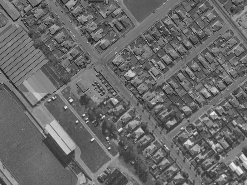 45 Whiteleigh Avenue from the air, 1970-1974
