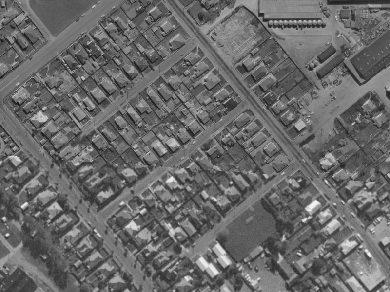 11A Chatham Street from the air, 1970-1974