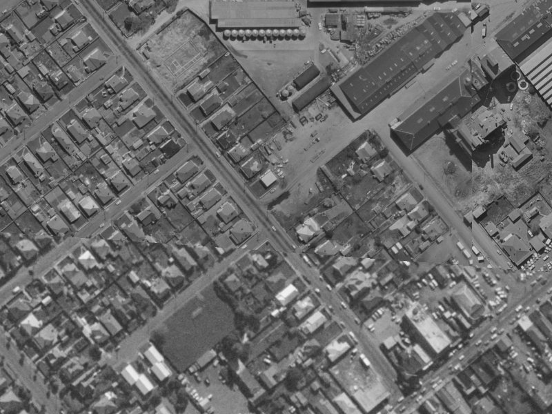 20 Clarence Street South from the air, 1970-1974