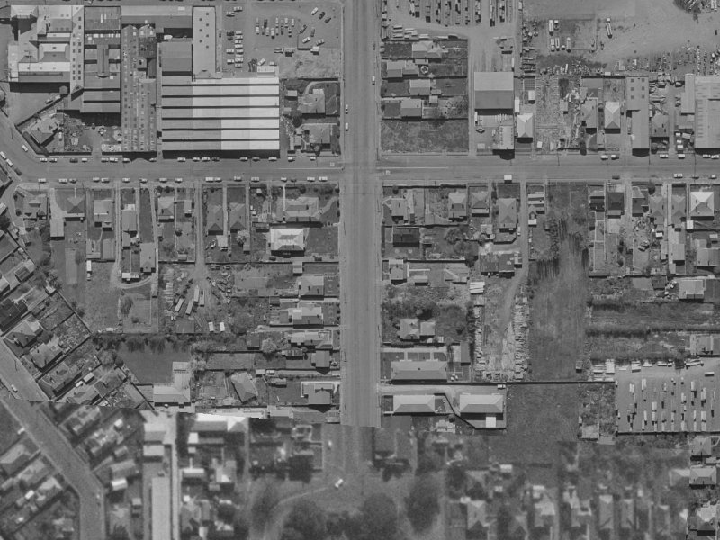 22 Grove Road from the air, 1970-1974