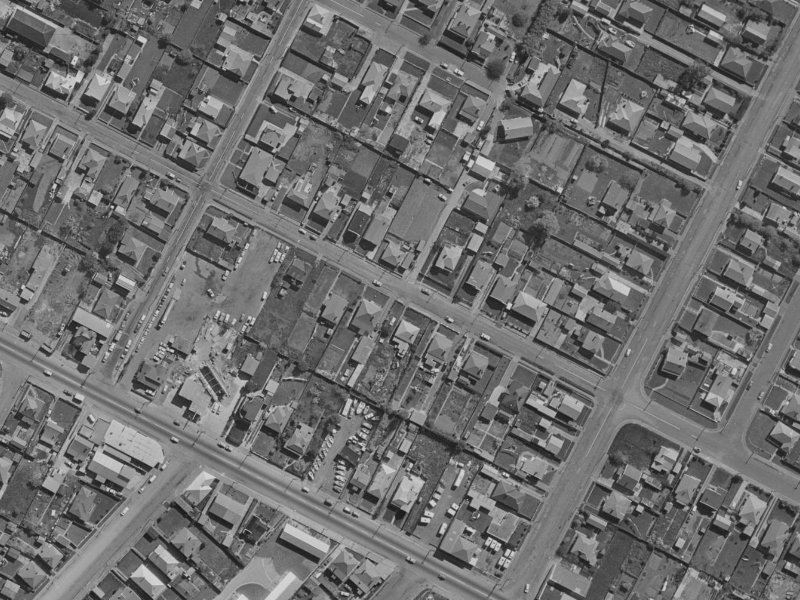 36 Matlock Street from the air, 1970-1974