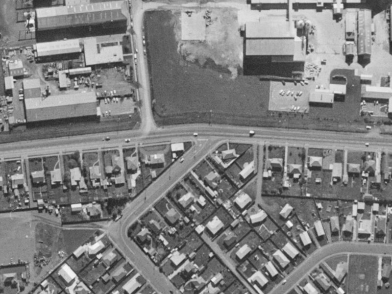 341 Main South Road from the air, 1970-1974