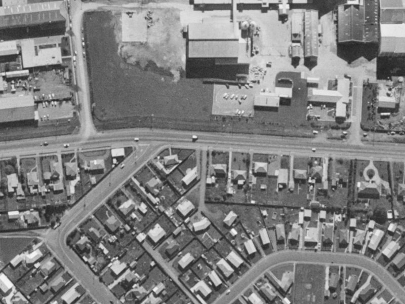 339 Main South Road from the air, 1970-1974