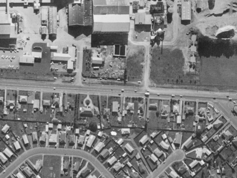 317 Main South Road from the air, 1970-1974