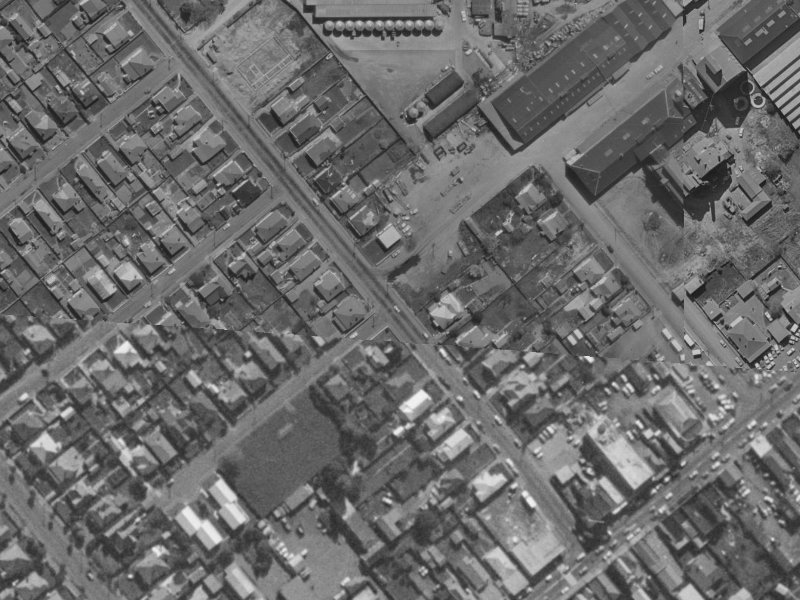 7 Walsall Street from the air, 1970-1974