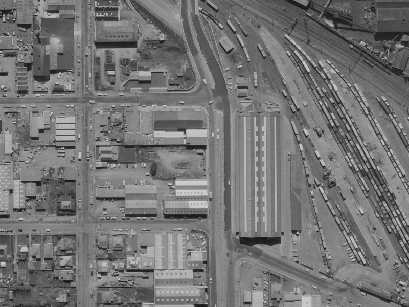 235 Waltham Road from the air, 1970-1974