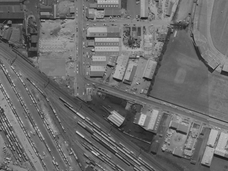 11 Lismore Street from the air, 1970-1974