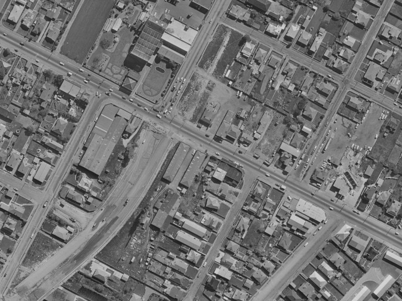 374 Ferry Road from the air, 1970-1974