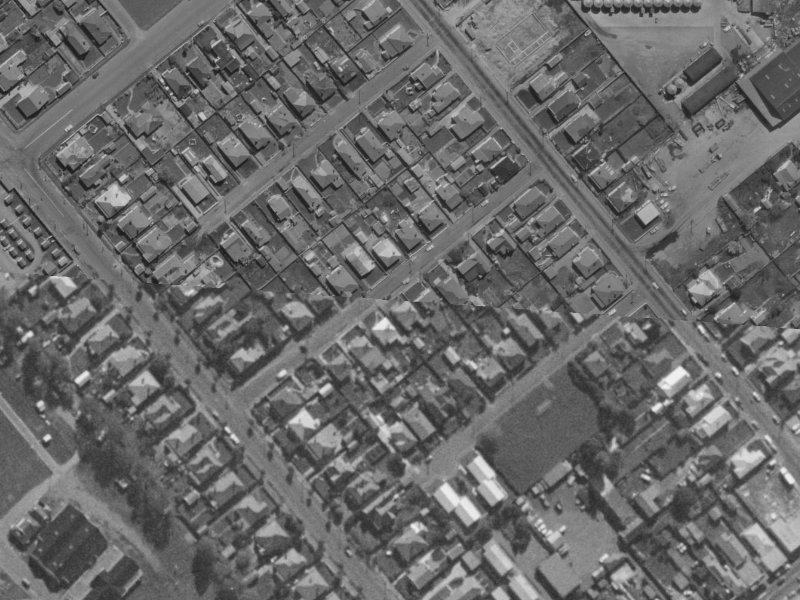 15 Chatham Street from the air, 1970-1974