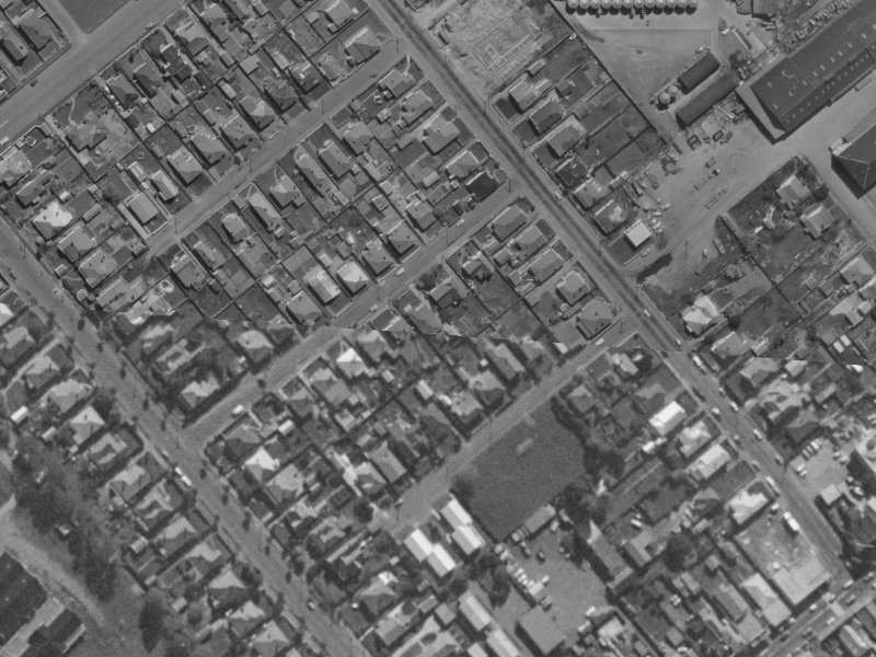7 9/11 Chatham Street from the air, 1970-1974