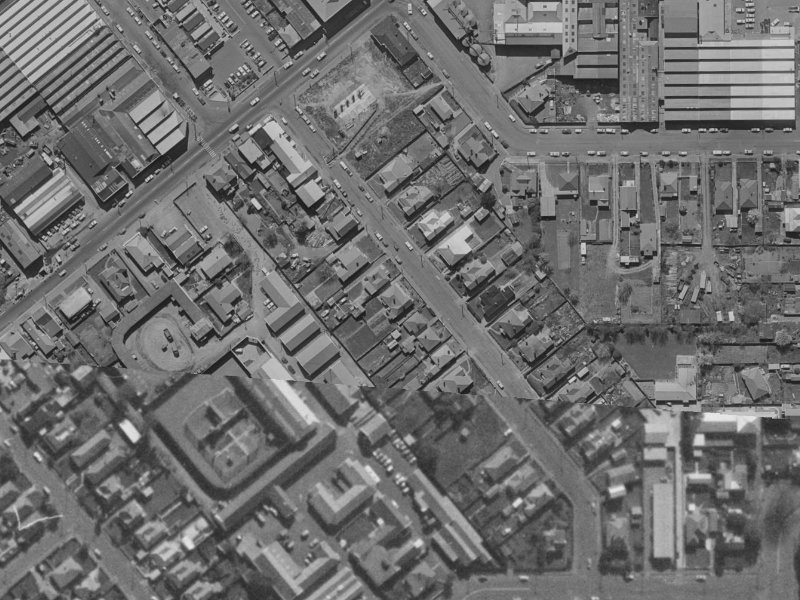 22 Dickens Street from the air, 1970-1974