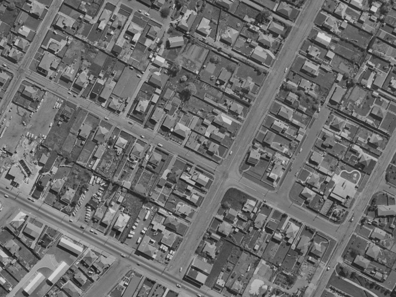 45 Matlock Street from the air, 1970-1974