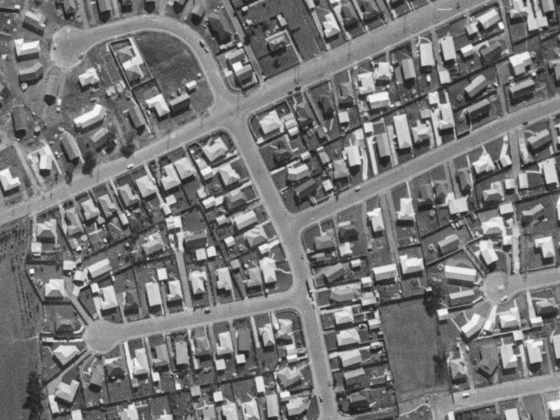 7 Montague Street from the air, 1970-1974