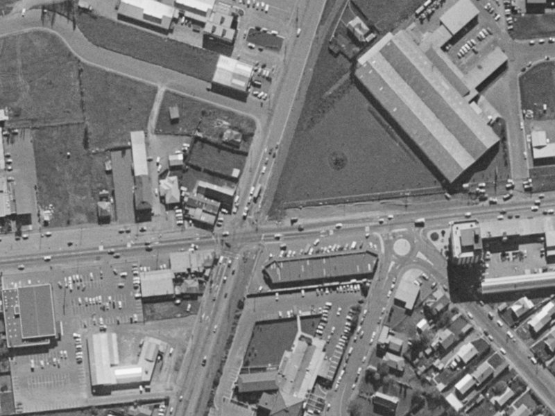 28 Carmen Road from the air, 1970-1974