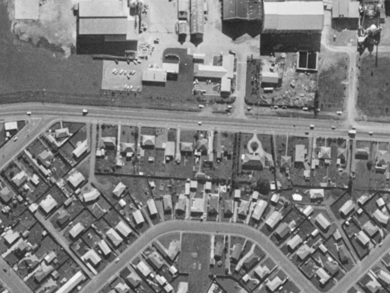 329 Main South Road from the air, 1970-1974