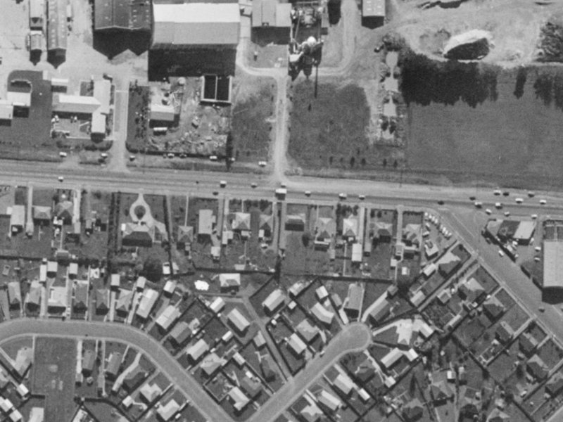 313 Main South Road from the air, 1970-1974