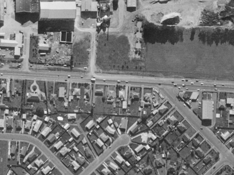 309 Main South Road from the air, 1970-1974