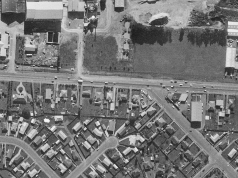 305A Main South Road from the air, 1970-1974