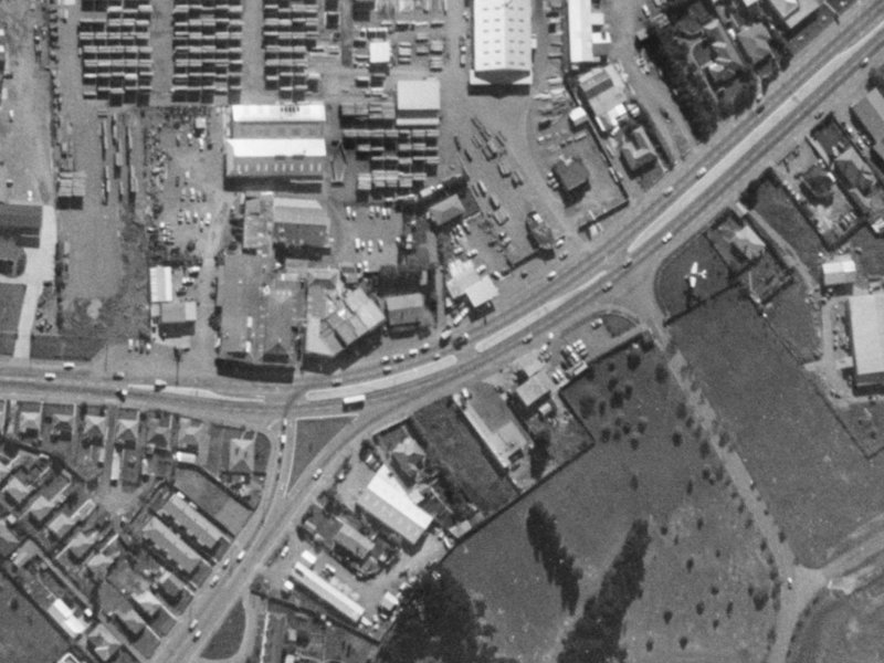224 Main South Road from the air, 1970-1974