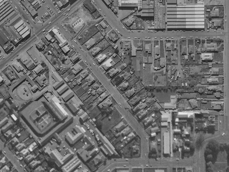 27 Dickens Street from the air, 1970-1974