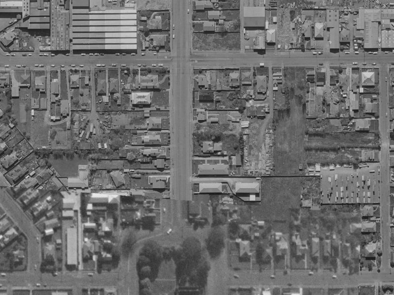 16 Grove Road from the air, 1970-1974