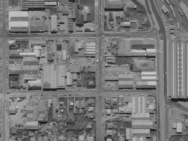 79 Brisbane Street from the air, 1970-1974