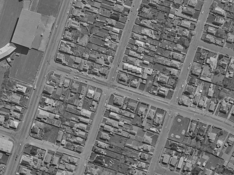23 Charles Street from the air, 1970-1974
