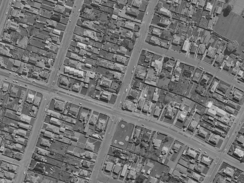 Grafton Street from the air, 1970-1974