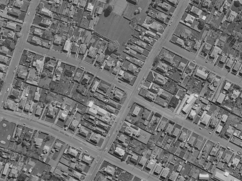 30 Grenville Street from the air, 1970-1974