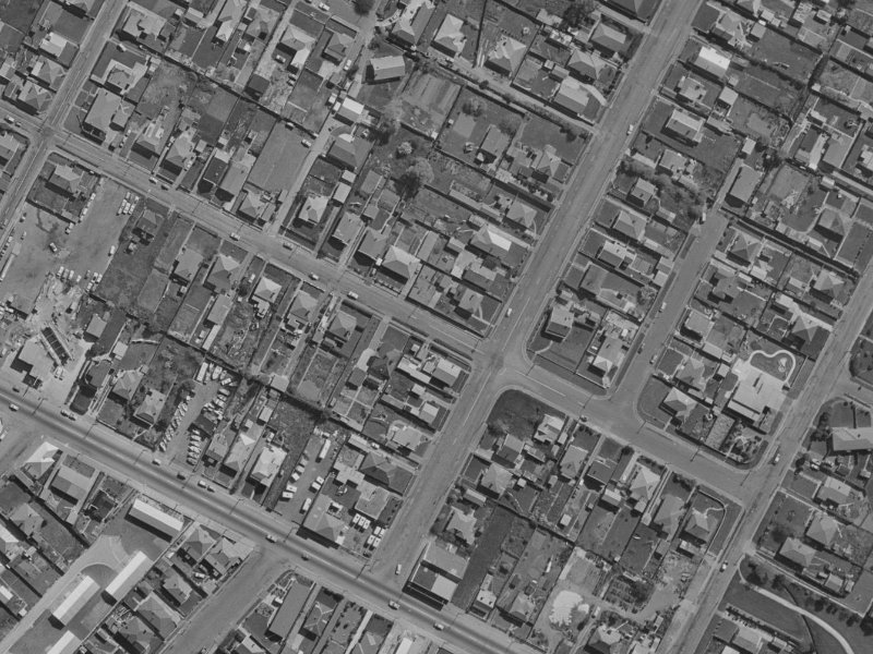 44 Matlock Street from the air, 1970-1974