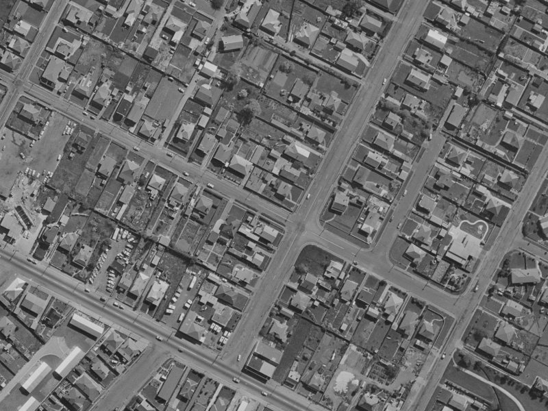 43 Matlock Street from the air, 1970-1974