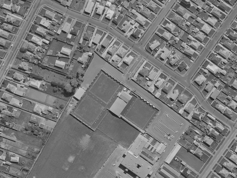 23 Compton Street from the air, 1970-1974