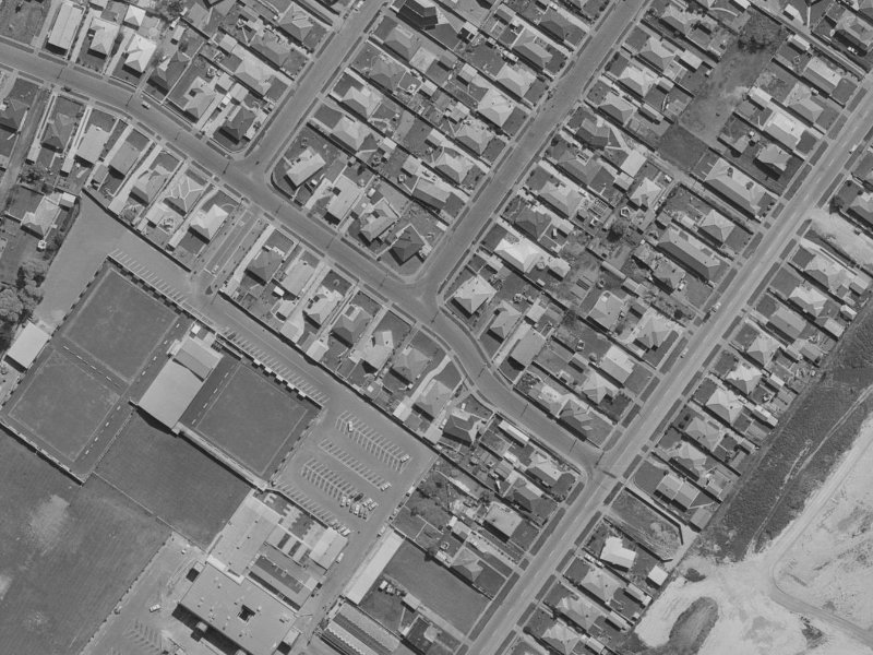 9 Compton Street from the air, 1970-1974