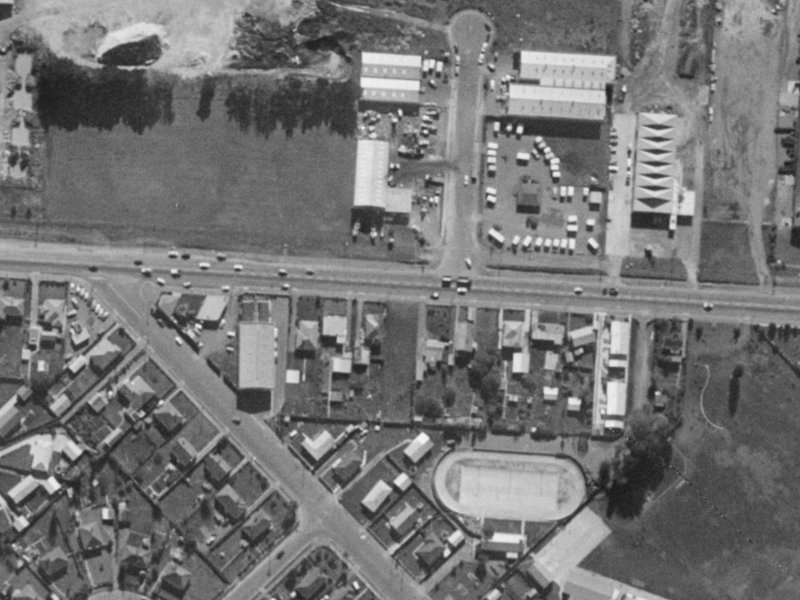 289 Main South Road from the air, 1970-1974