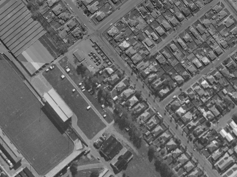 41 Whiteleigh Avenue from the air, 1970-1974