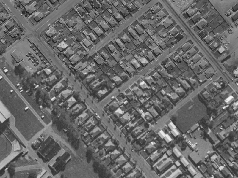 22 Chatham Street from the air, 1970-1974